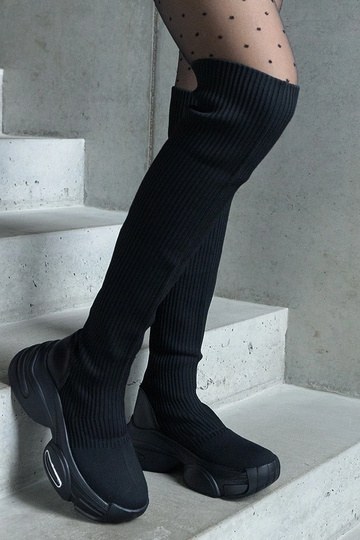 Zwarte instaplaarzen met... 2