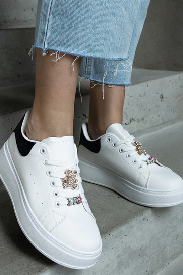 Hvide platformssneakers... 2