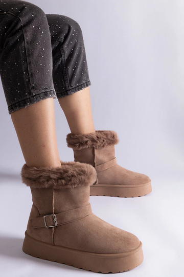 Brune isolerede snestøvler...