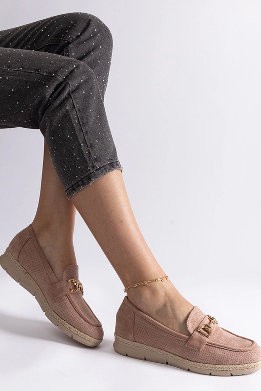 Crème kleurige dames schoenen van...