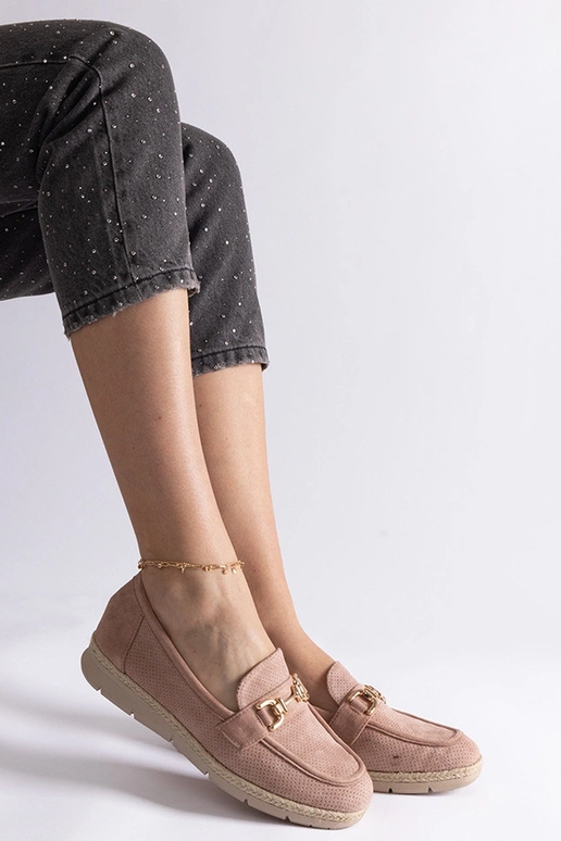 Crème kleurige dames schoenen van...