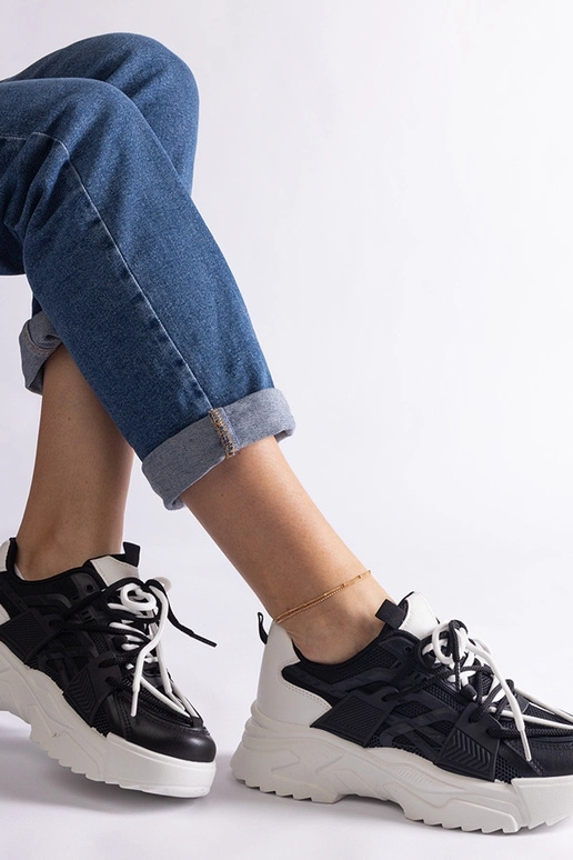 Sorte Alva sportssneakers til kvinder