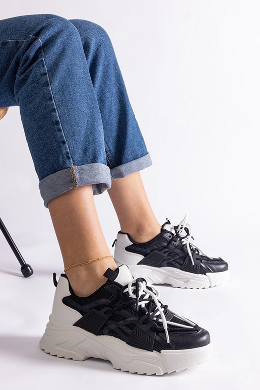 Sorte Alva sportssneakers til kvinder