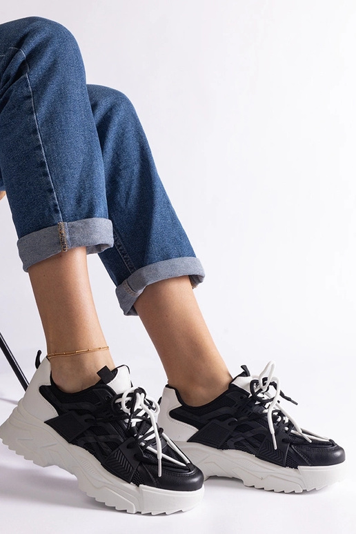 Sorte Alva sportssneakers til kvinder