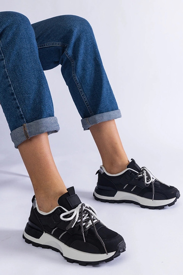 Sorte Adalia sportssneakers...