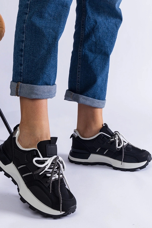 Sorte Adalia sportssneakers til kvinder