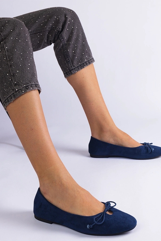 Marineblå balletlejligheder med...