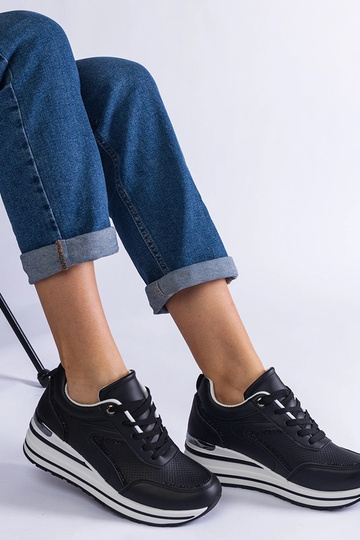 Sorte platformssneakers... 2