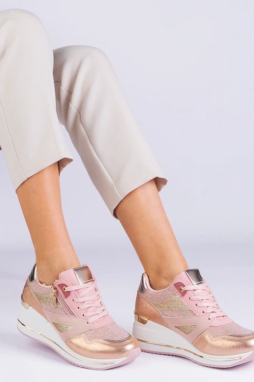 Pink platform sportssneakers...