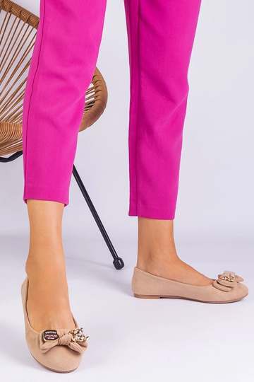 Beige klassiske ballerinaer... 2