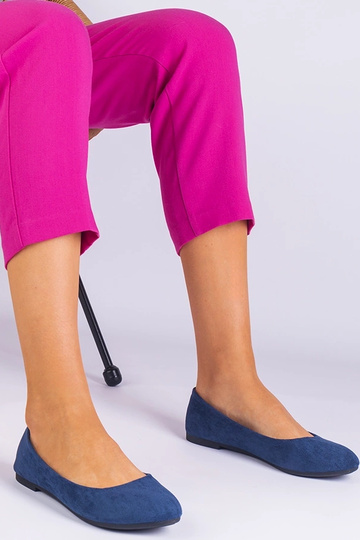 Marineblå dameballerinaer... 2