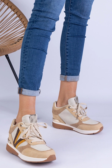 Brune damesneakers med... 2