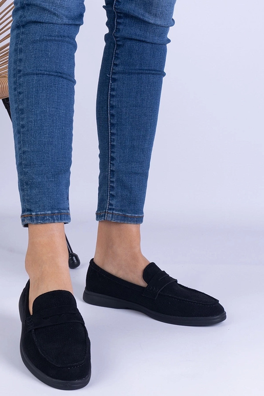 Zwarte klassieke geperforeerde...