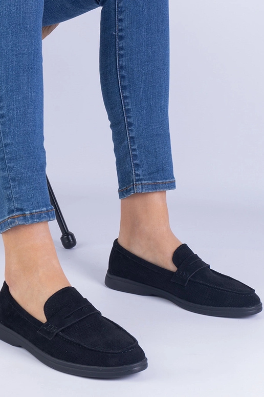 Zwarte klassieke geperforeerde...