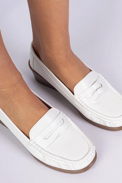 Witte damesschoenen met hak Zorani Witte damesschoenen met hak Zorani