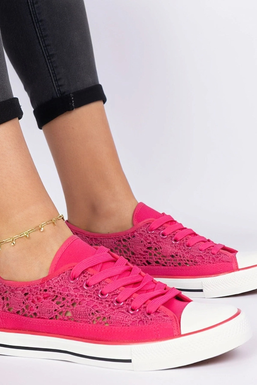 Roze aërodynamische damessneakers Saha Roze aërodynamische damessneakers Saha