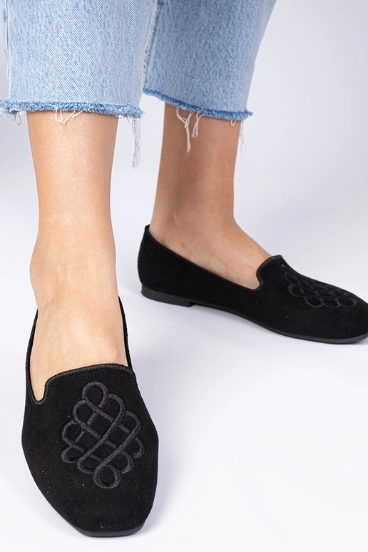 Zwarte dames ballerina's van...