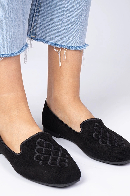 Zwarte dames ballerina's van...