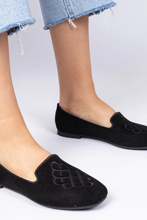 Zwarte dames ballerina's van...