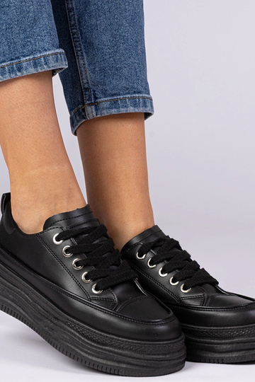 Zwarte dames sneakers met... 2