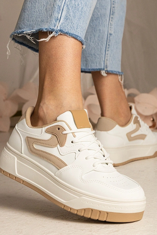 Witte dames sneakers sportieve... Witte dames sneakers sportieve...