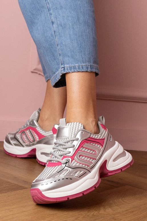 Zilver-roze dames sportschoenen Torens Zilver-roze dames sportschoenen Torens