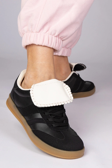 Zwarte sportieve dames schoenen, „Lukka" 2