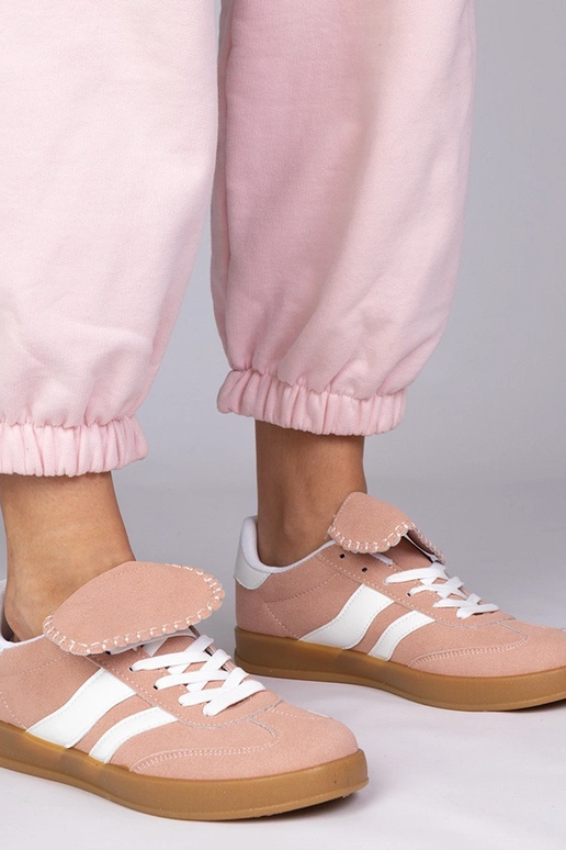 Roze sportieve dames schoenen, „Lukka"