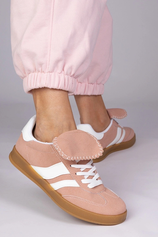 Roze sportieve dames schoenen, „Lukka"