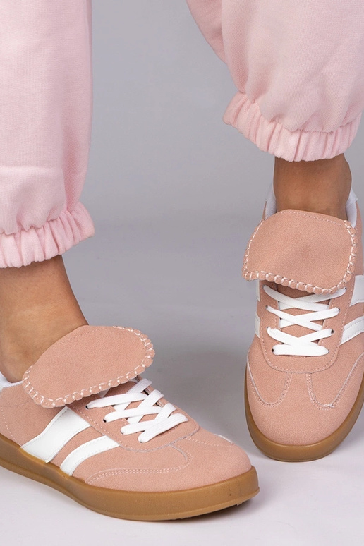 Roze sportieve dames schoenen, „Lukka"