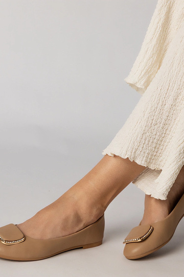 Bruine dames ballerina's... 2