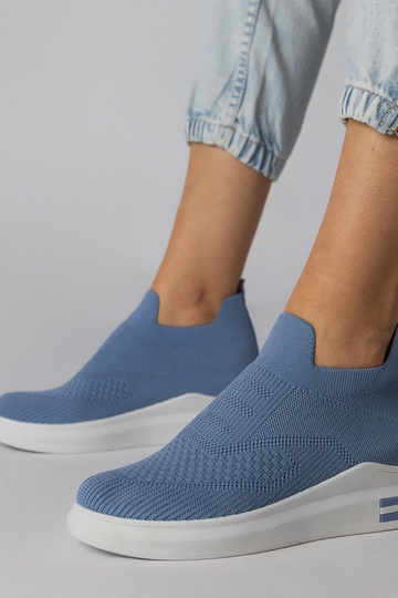 Blauwe instapschoenen,...