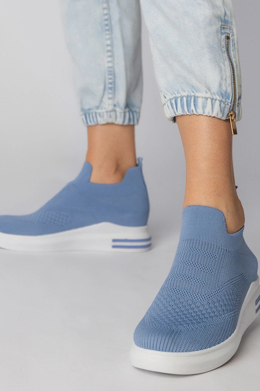 Blauwe instapschoenen, „Merinsa"