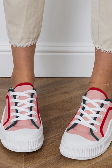Roze dames schoenen op een platform, „Salis"