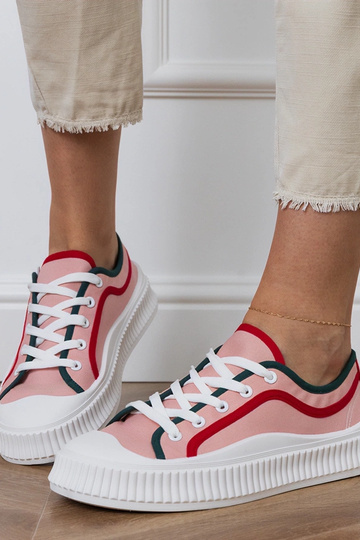 Roze dames schoenen op een platform, „Salis" 2