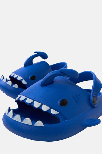 Blauwe kinderslippers met...