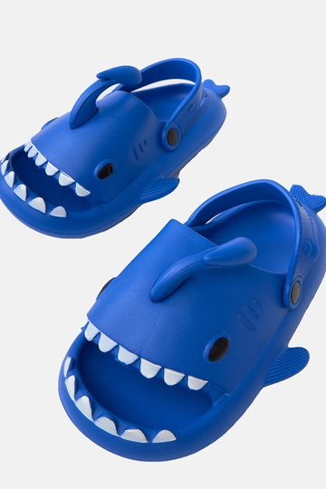 Blauwe kinderslippers met... 2