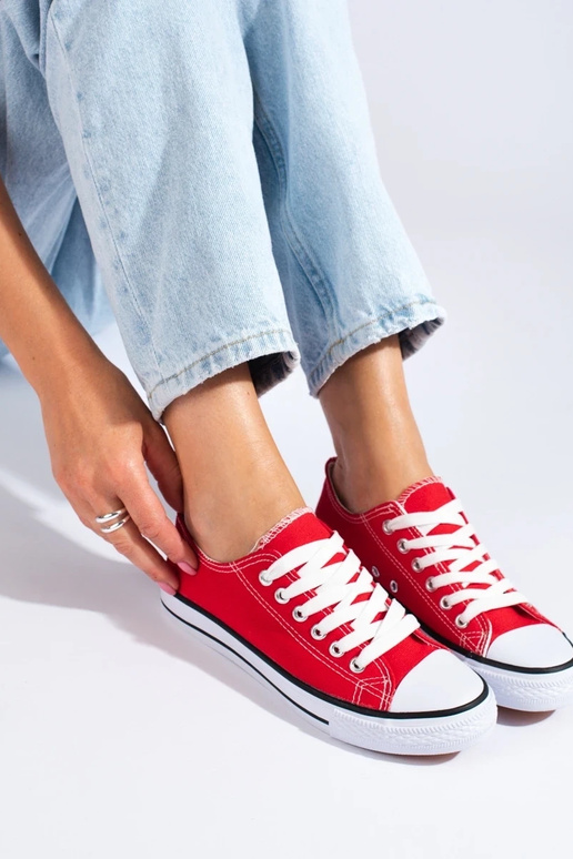 Damesschoenen Shelovet rode kleur