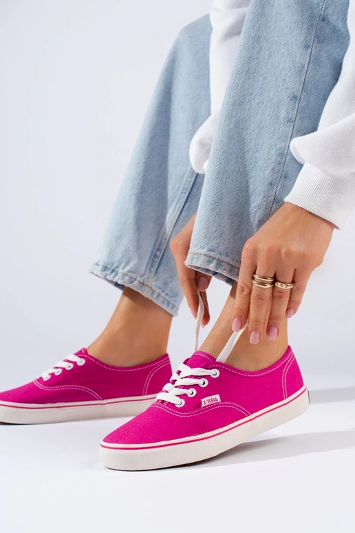 Felroze schoenen Shelovet