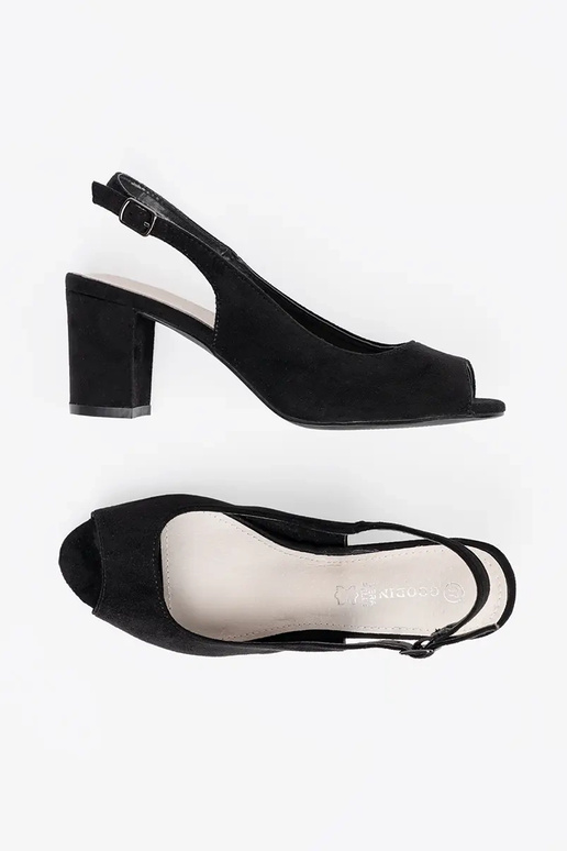 suède sandalen met hakken