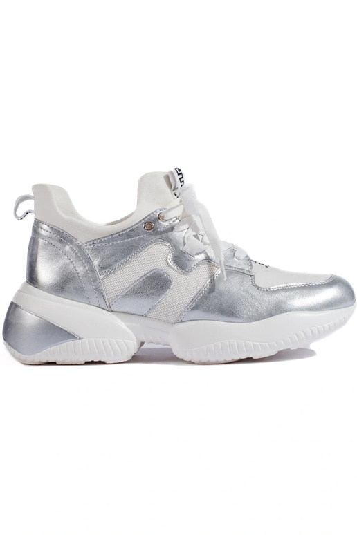 Shelovet zilverkleurige Sneakers... Shelovet zilverkleurige Sneakers...