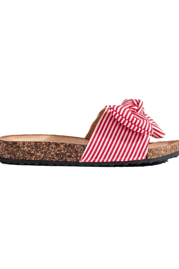 Pantoffels Vinceza rode kleur