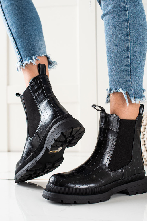 zwarte chelsealaarzen