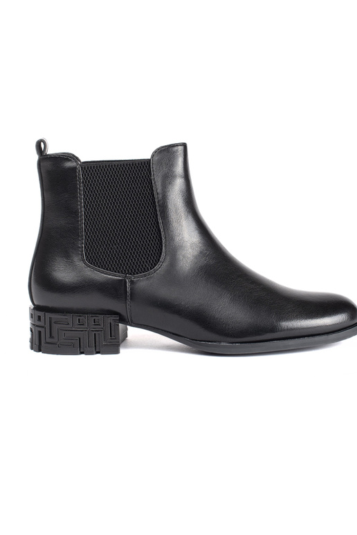 zwarte Chelsea boots met decoratieve...