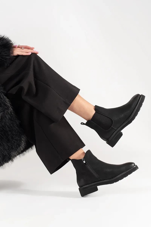 Klassieke zwarte laarzen SERGIO LEONE