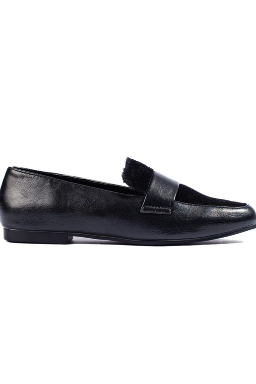 zwarte dames enkellaarsjes met bont...