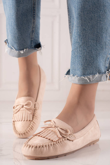 Shelovet mocassins met lint... 2