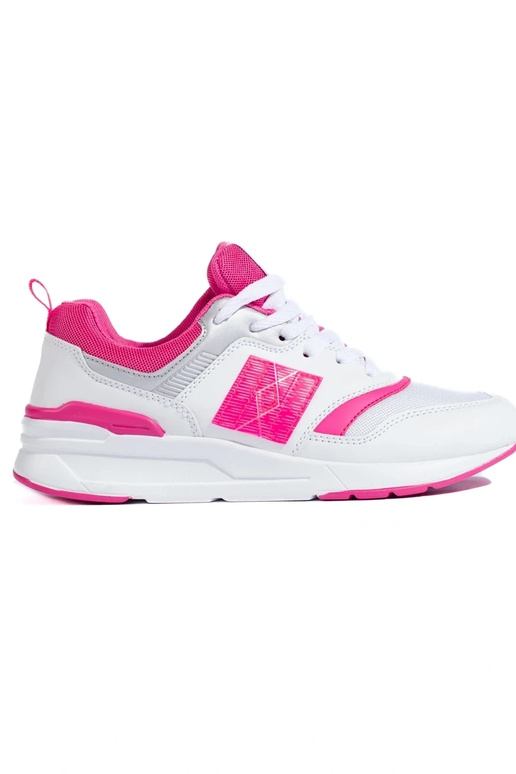 Sportschoenen Shelovet wit-roze kleur