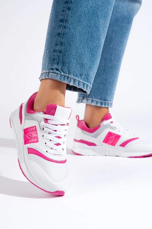 Sportschoenen Shelovet wit-roze kleur