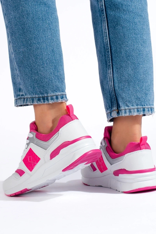 Sportschoenen Shelovet wit-roze kleur